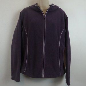 Columbia Sportswear Company Women's Size XL Full Zip Purple Hoodie Long Sleeve